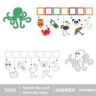 Find hidden word octopus N2