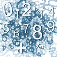 colored numbers N6