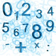 colored numbers N7