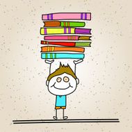 hand drawing cartoon concept back to school N2