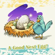 Old saying good nest egg