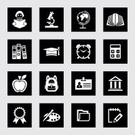 Education &amp; School Icon set N15