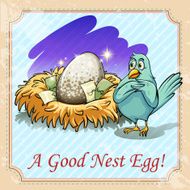 Idiom good nest egg