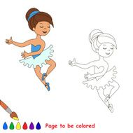 One cartoon pretty girl dance N2