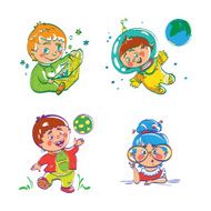 Fun kid characters mini set N2