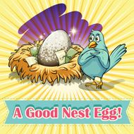 Idiom good nest egg N2