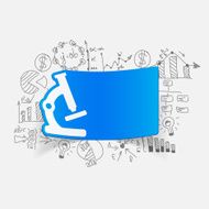 Drawing business formulas microscope N7