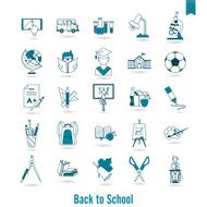 school and education icons N193