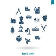 school and education icons N195