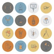 school and education icons N198