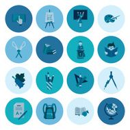 school and education icons N205