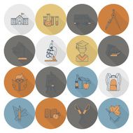 school and education icons N212