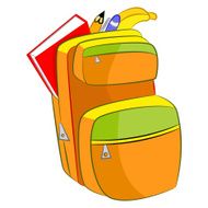 Cartoon Student Book Bag N2