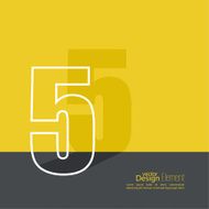 The number 5