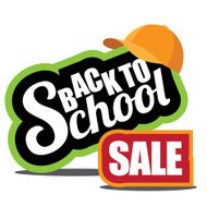 Back to School sale icon