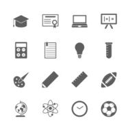 Education Icons Set N23