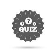 Quiz sign icon Questions and answers game N8