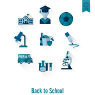 school and education icons N217