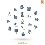 school and education icons N224