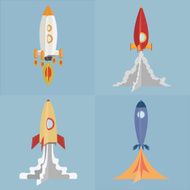 Start up rockets set