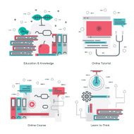 Modern Flat Line Design Concept N2