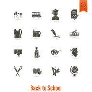school and education icons N236