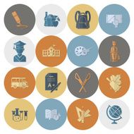 school and education icons N240