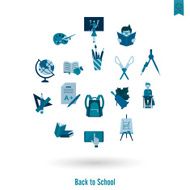 school and education icons N241