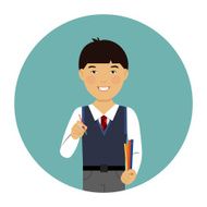 smiling schoolboy N2