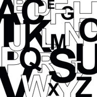 Pattern with letters