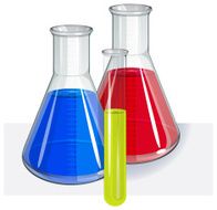 Chemistry Apparatus - Flask and Testtube