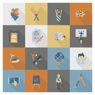 school and education icons N247