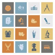 school and education icons N248