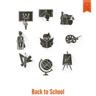 school and education icons N249