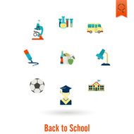 school and education icons N251