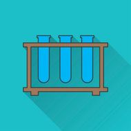 icon of laboratory tubes N5