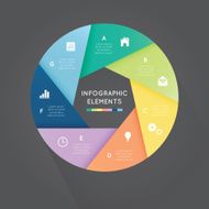 Modern infographics 7 options