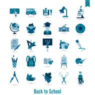 school and education icons N254