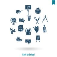 school and education icons N256