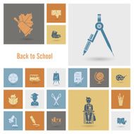 school and education icons N257