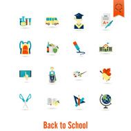 school and education icons N259