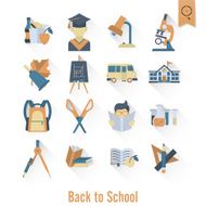 school and education icons N260