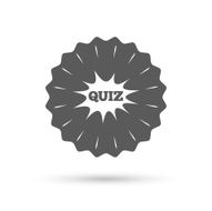 Quiz sign icon Questions and answers game N10