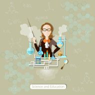 Science and Education chemistry teacher lessons woman school