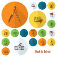 school and education icons N265