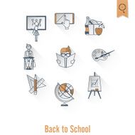 school and education icons N277