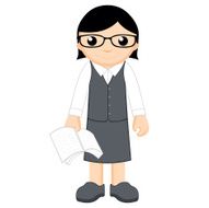 Cartoon Teacher N35