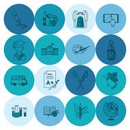school and education icons N279