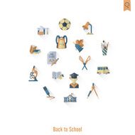 school and education icons N289