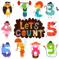 Let&#039;s Count- Learn to count numbers funny cartoon